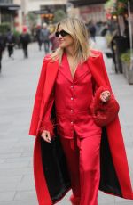 ASHLEY ROBERTS Leaves Heart Radio in London 12/15/2023