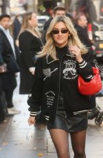 ASHLEY ROBERTS Out Shopping on Oxford Street in London 12/08/2023