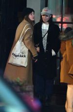AUBREY PLAZA Arrives at Via Carota with Friends in New York 12/28/2023