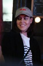 AUBREY PLAZA Arrives at Via Carota with Friends in New York 12/28/2023