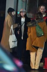 AUBREY PLAZA Arrives at Via Carota with Friends in New York 12/28/2023