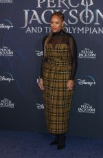 AYO DAVIS at UK Premiere of Percy Jackson and the Olympians at Odeon Luxe Leicester Square in London 12/16/2023