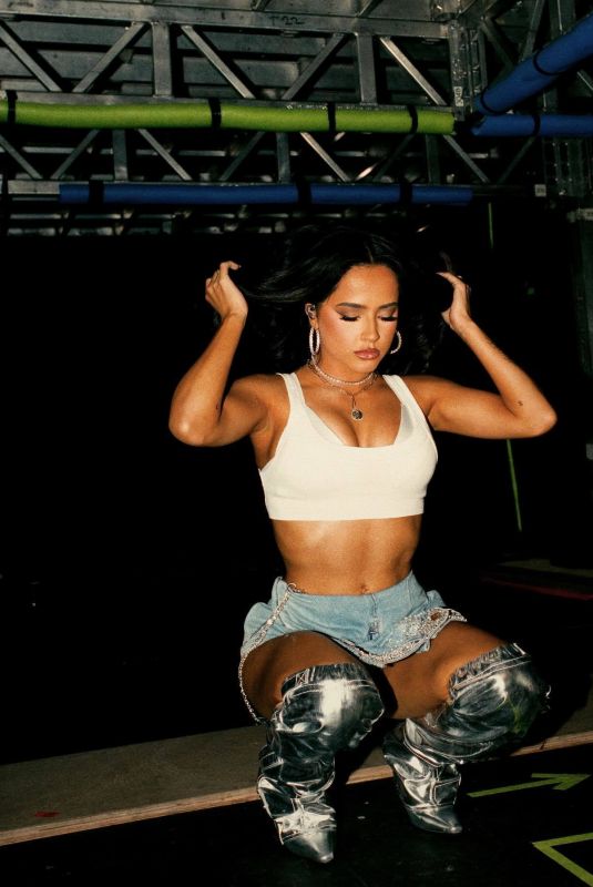 BECKY G at a Photoshoot, December 2023
