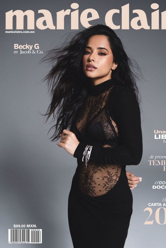 BECKY G for Marie Claire Mmexico/Latin America, December 2023