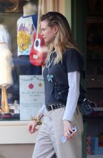 BEHATI PRINSLOO Starts Her Christmas Shopping at a Kids Clothing sStore in Santa Barbara 12/14/2023