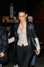 BELLA HADID Arrives at Zero Bond in New York 12/21/2023