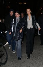 BELLA HADID Arrives at Zero Bond in New York 12/21/2023