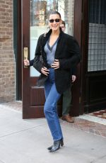 BELLA HADID Leaves Her Apartment in New York 12/19/2023