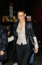 BELLA HADID Leaves Zero Bond with Friends in New York 12/21/2023