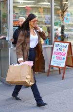 BELLA HADID Out Shopping in New York 12/22/2023