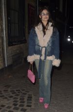 BETHANNIE HARE Arrives at 93 Feet East Y2K Themed Birthday Party in London 12/15/2023