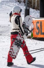 BETHENNY FRANKEL at Solo Snowboarding Session in Aspen 12/23/2023