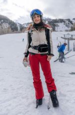 BETHENNY FRANKEL at Solo Snowboarding Session in Aspen 12/23/2023