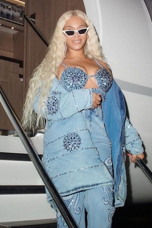 BEYONCE Arrives in Brazil 12/22/2023