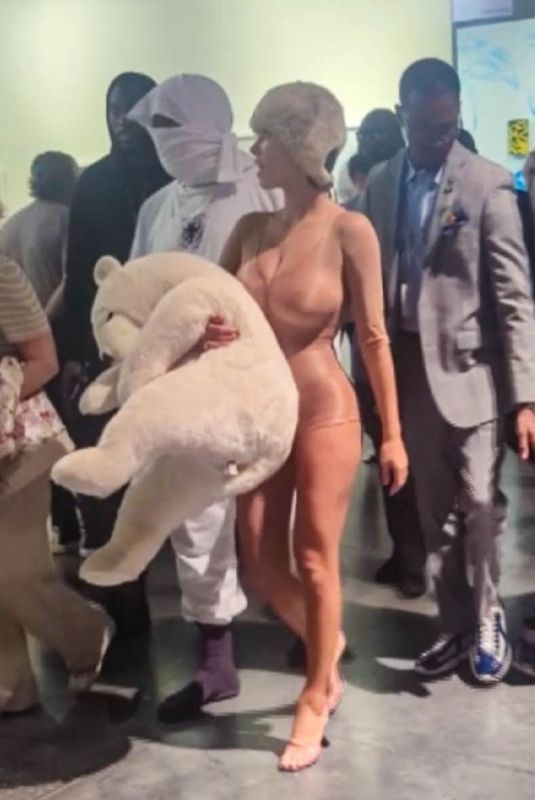 BIANCA CENSORI and Kanye West at Art Basel in Miami 12/10/2023