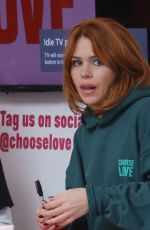 BILLIE PIPER at Choose Love Pop-Up Shop in London 12/18/2023