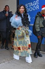 BRANDY Leaves Good Morning America Show in New York 12/22/2023