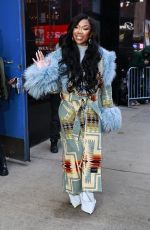 BRANDY Leaves Good Morning America Show in New York 12/22/2023