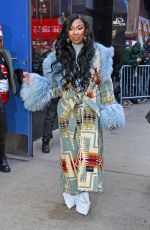 BRANDY Leaves Good Morning America Show in New York 12/22/2023