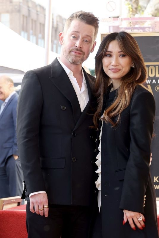 BRENDA SONG at Macaulay Culkin Walk of Fame Ceremony 12/01/2023