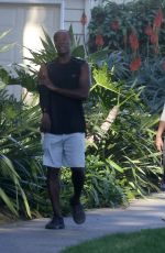 BRIGID COULTER and Don Cheadle Out for Morning Walk in Los Angeles 12/16/2023