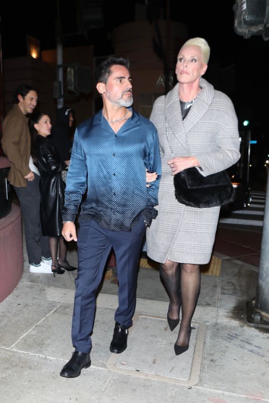 BRIGITTE NIELSEN Arrives at Balenciaga Afterparty in West Hollywood 12/01/2023