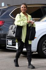 BRITT STEWART Arrives at at Dancing With The Stars Rehersal in Los Angeles 11/29/2023