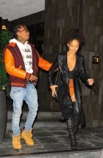 BRITTANY BELL Leaves Catch Steak in West Hollywood 12/28/2023