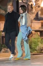 BROOKE BURKE on a Dinner Date at Zinque in Malibu 12/30/2023