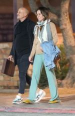 BROOKE BURKE on a Dinner Date at Zinque in Malibu 12/30/2023