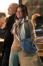 BROOKE BURKE on a Dinner Date at Zinque in Malibu 12/30/2023