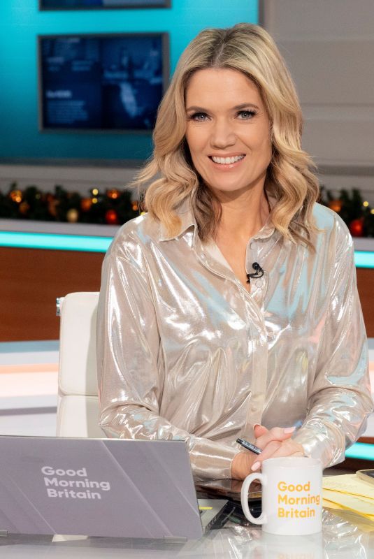 CAHARLOTTE HAWKINS at Good Morning Britain TV Show in London 12/13/2023