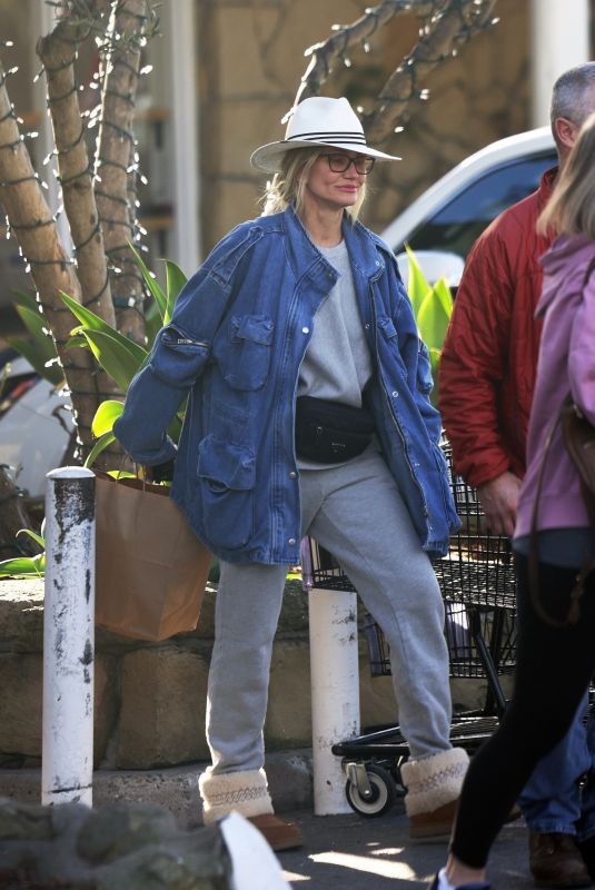 CAMERON DIAZ Out and About in Santa Barbara 12/29/2023