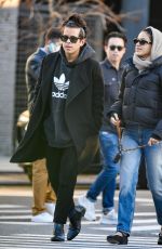 CAMILA MENDES and Rudy Mancuso Out with Their Dog in New York 12/29/2023