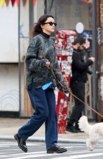 CAMILA MENDES Out with Her Dog in New York 12/28/2023