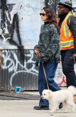 CAMILA MENDES Out with Her Dog in New York 12/28/2023
