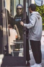 CARA DELEVINGNE and LEAH MASON Out for Smoothies in Los Angeles 12/0/2023