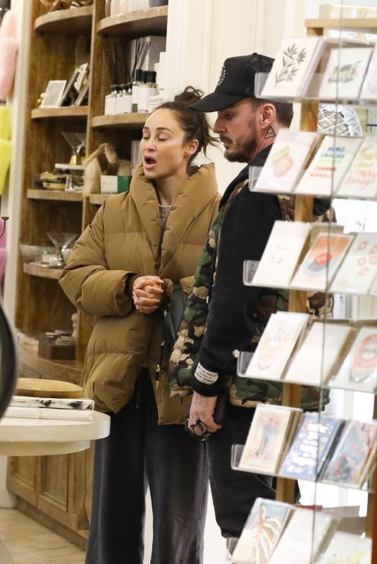 CARA SANTANA and Shannon Leto Out Shopping in Beverly Hills 12/09/2023