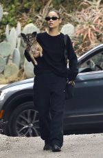 CARA SANTANA Arrives at a Friend
