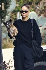 CARA SANTANA Arrives at a Friend
