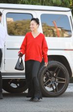 CARA SANTANA Arrives at San Vicente Bungalows in Los Angeles 12/06/2023