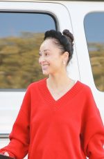 CARA SANTANA Arrives at San Vicente Bungalows in Los Angeles 12/06/2023