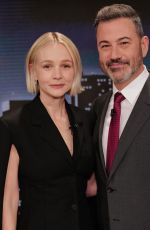 CAREY MULLIGAN at Jimmy Kimmel Live 12/13/2023