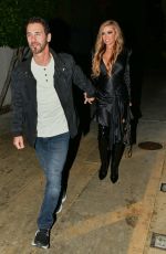 CARMEN ELECTRA Arrives at Nobu Restaurant in Los Angeles 12/11/2023