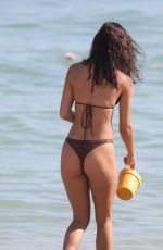 CHANTEL JEFFRIES and YESLUZ in Bikinis at a Beach in Miami 12/27/2023