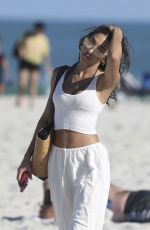 CHANTEL JEFFRIES Enjoying a Serene Beach Day in Miami 12/26/2023