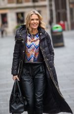 CHARLOTTE HAWKINS Leaves Global Studios Heart Breakfast Show in London 12/13/2023