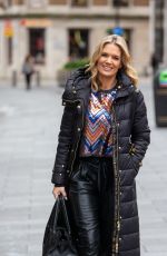 CHARLOTTE HAWKINS Leaves Global Studios Heart Breakfast Show in London 12/13/2023