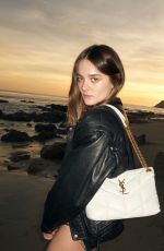CHARLOTTE LAWRENCE for Yves Saint Laurent, December 2023