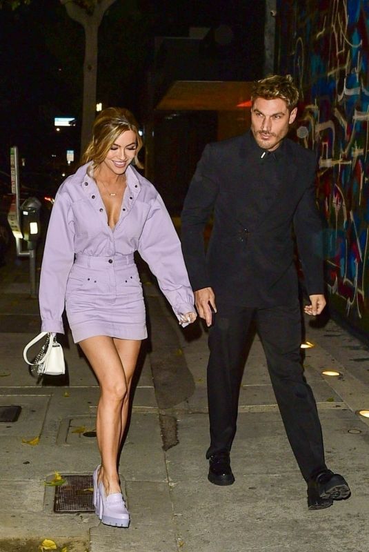 CHRISHELL STAUSE and Chris Appleton Night Out in Los Anegeles 12/15/2023